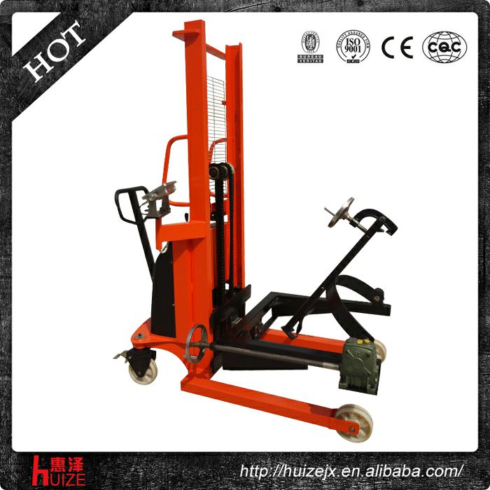 半電動(dòng)稱(chēng)重油桶車(chē)（夾鐵桶，手搖翻轉(zhuǎn)）